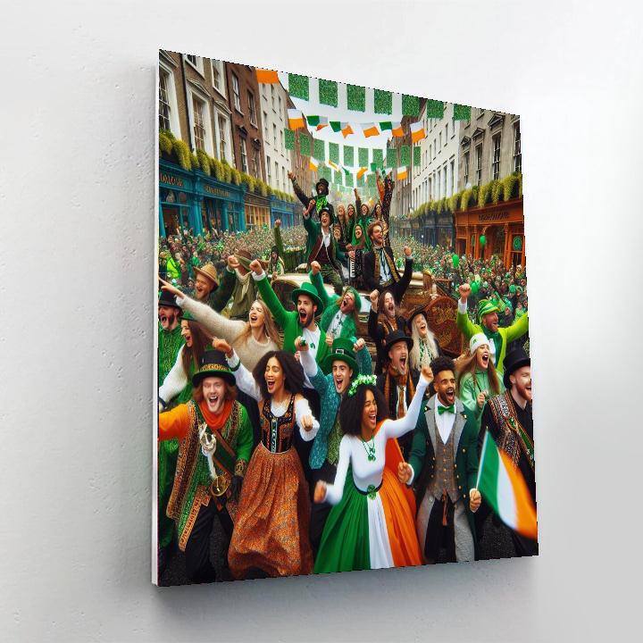 St. Patrick's Day Parade - Dublin Numbered Painting Kits