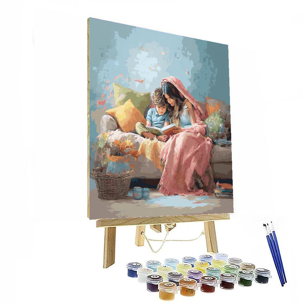 A Cuddle On The Couch Paint By Color