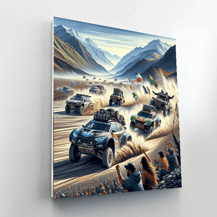 The Dakar Rally Paint By Color