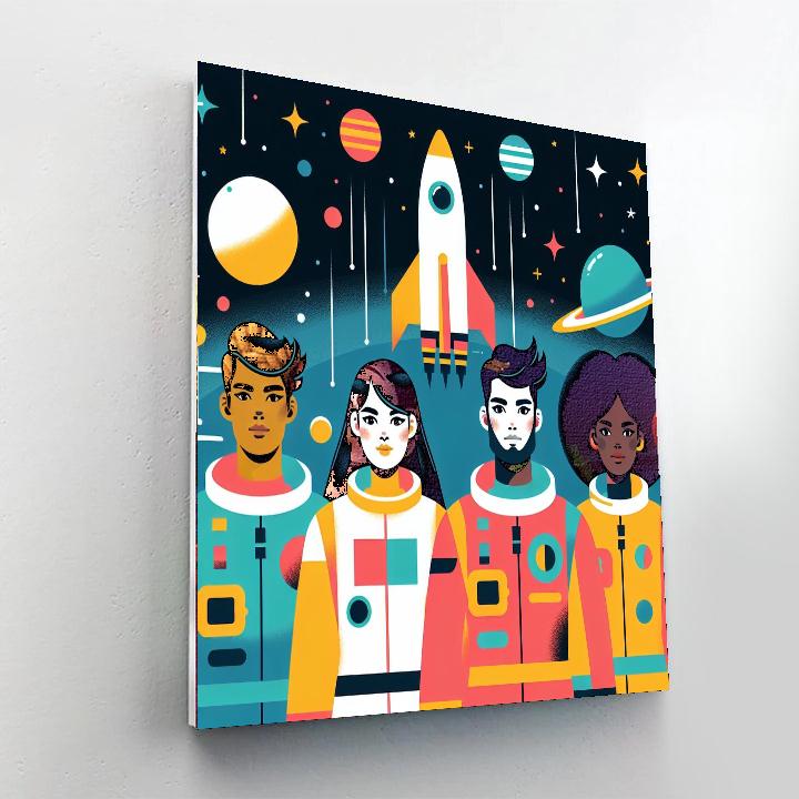 Space Guardians Paint By Numbers