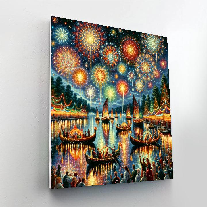 Venetian Festival - Usa Numbered Painting Kits