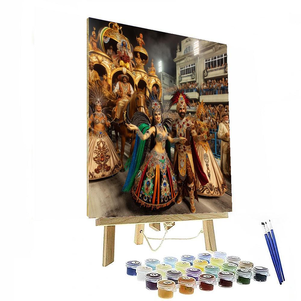 The Carnival - Brazil Number Painting