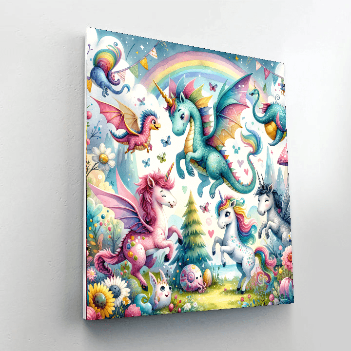 Fantasy Animal Friends Paint By Numbers Kits