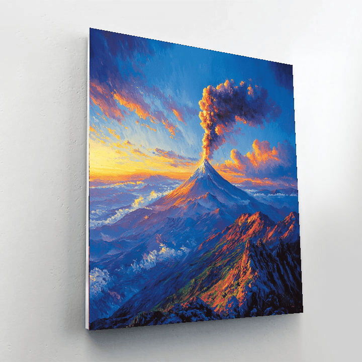 Acatenango Volcano Hike Paint By Numbers Kits