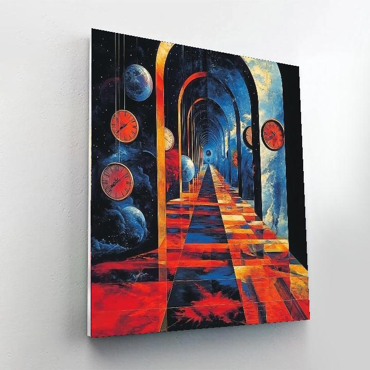 Giorgio De Chirico Inspired Metaphysical Space-Time  Painting By Numbers Kit