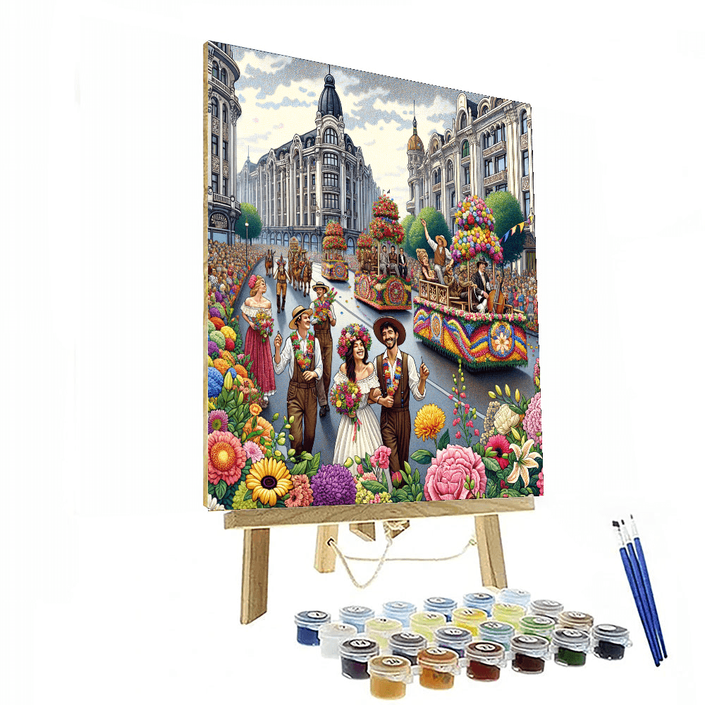 The Flower Festival - Alesund, Norway Paint By Number