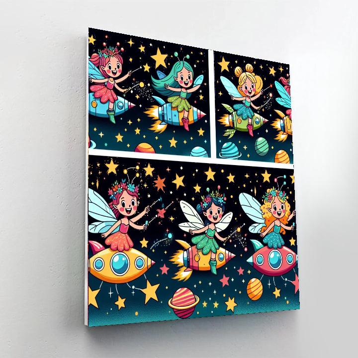 Galactic Fairies Journey Paint By Number