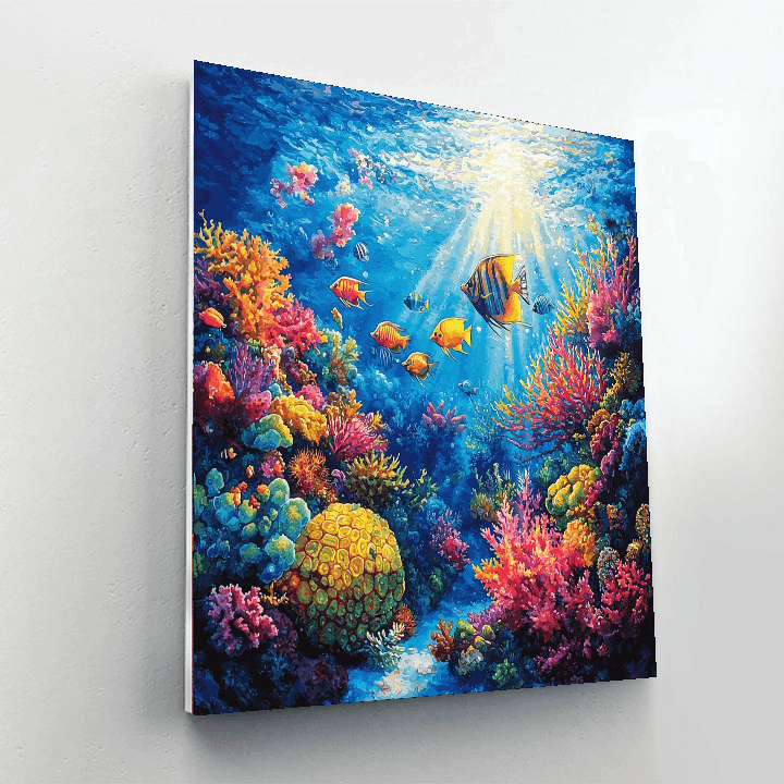 The Great Barrier Reef - Australia Number Painting