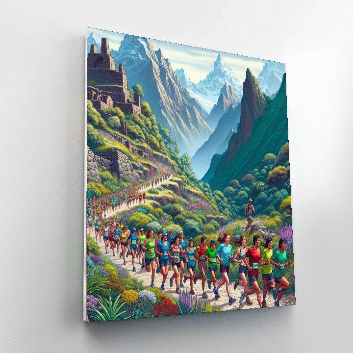 Inca Trail Marathon - Machu Picchu, Peru Paint By Number
