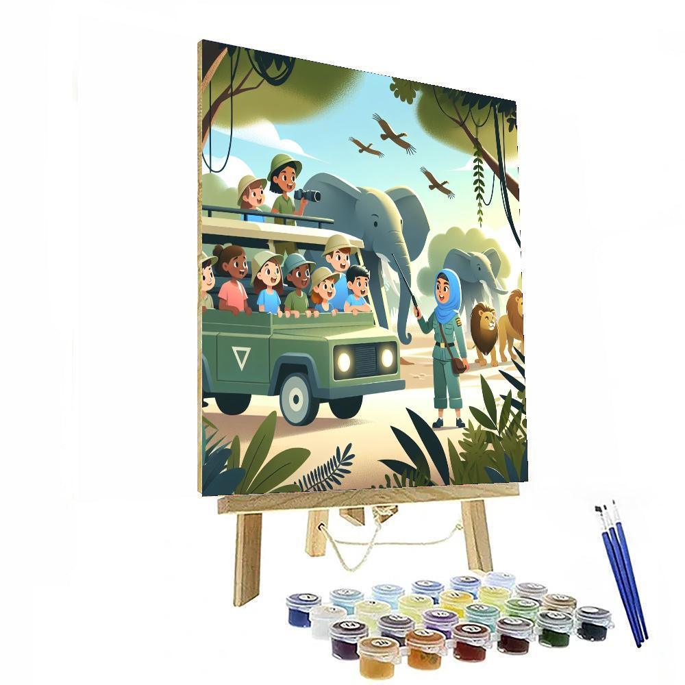 Jungle Safari Bonanza Paint By Color