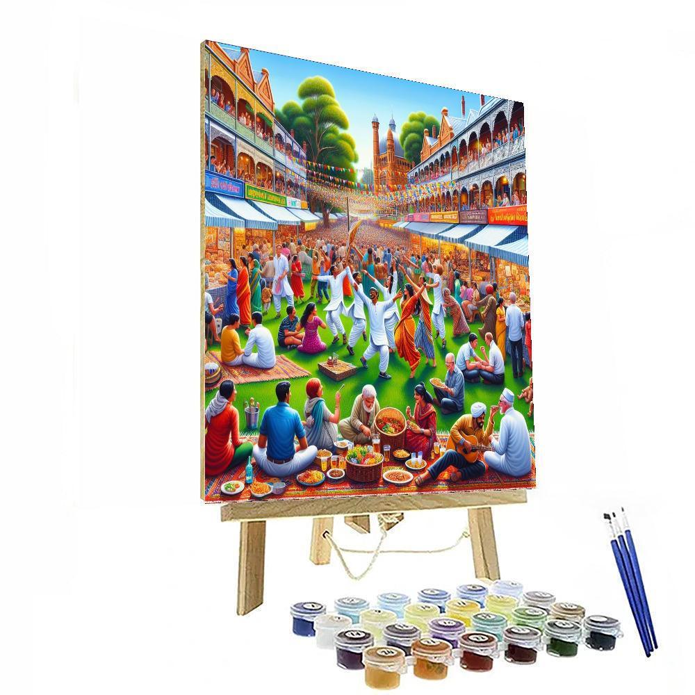 Folk Festivals Of Australia Numbered Painting Kits