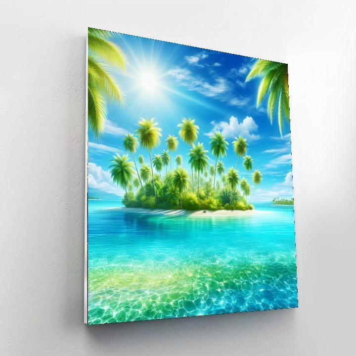 Tropical Island Bliss Numbered Painting Kits