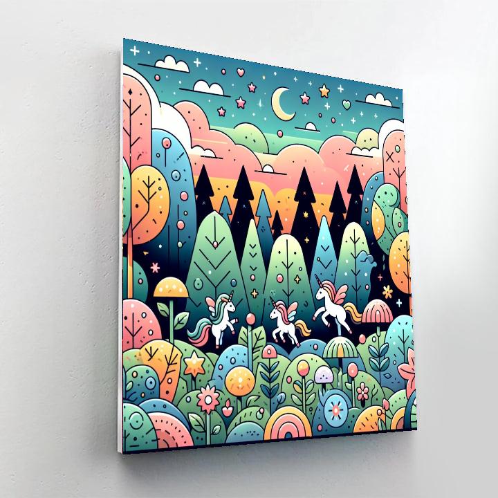 Forest Fairytale Adventure Painting By Numbers Kit