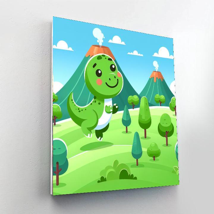 Adventure Dinosaur Land Paint By Numbers Kits