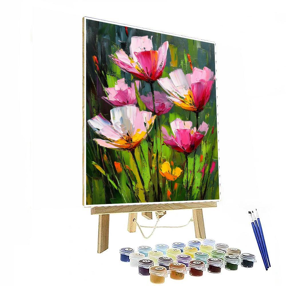 Springtime Dance Number Painting