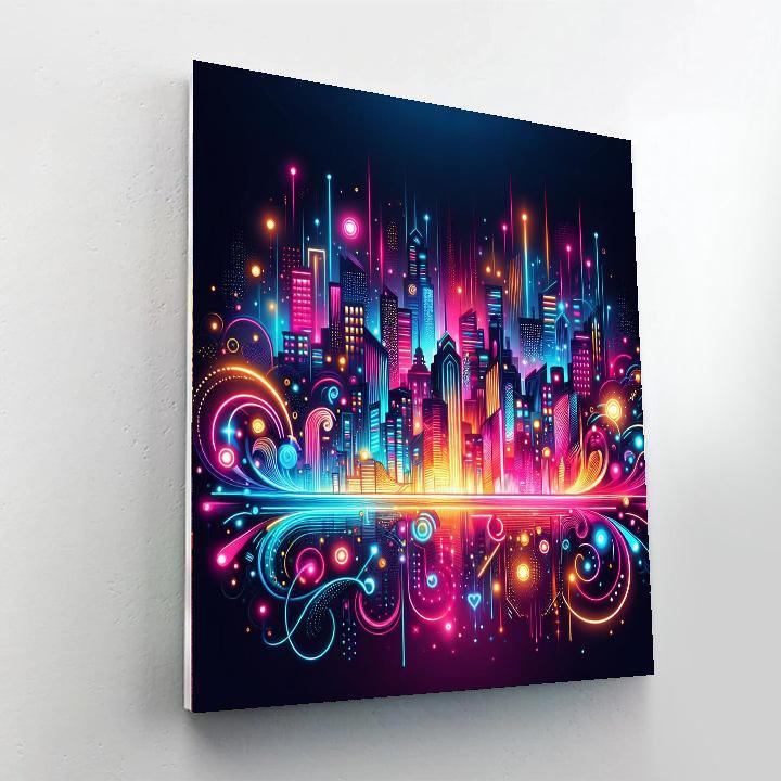 Luminous Neon Fantasy Paint By Color