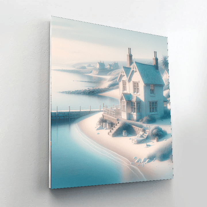Cottage By The Sea Painting By Numbers Kit