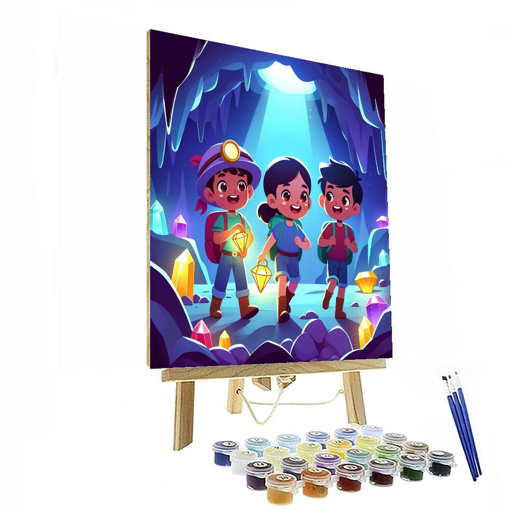 Mystic Cave Treasures DIY Paint By Numbers