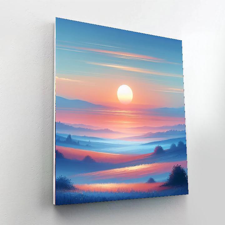 Begin's New Dawn Number Painting