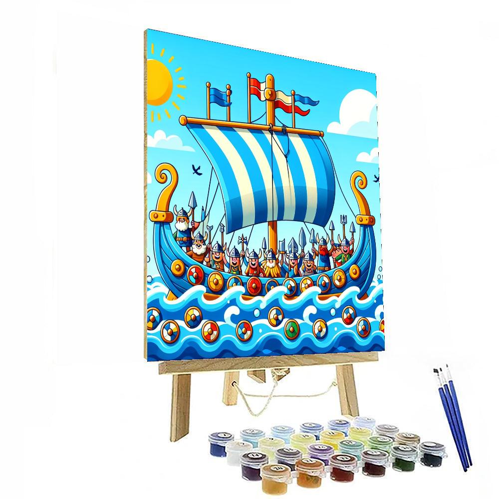 Vibrant Viking Voyage Paint By Color