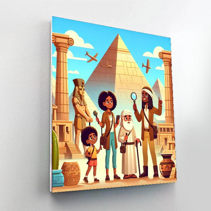 Explorers Of Ancient Civilizations Paint By Numbers