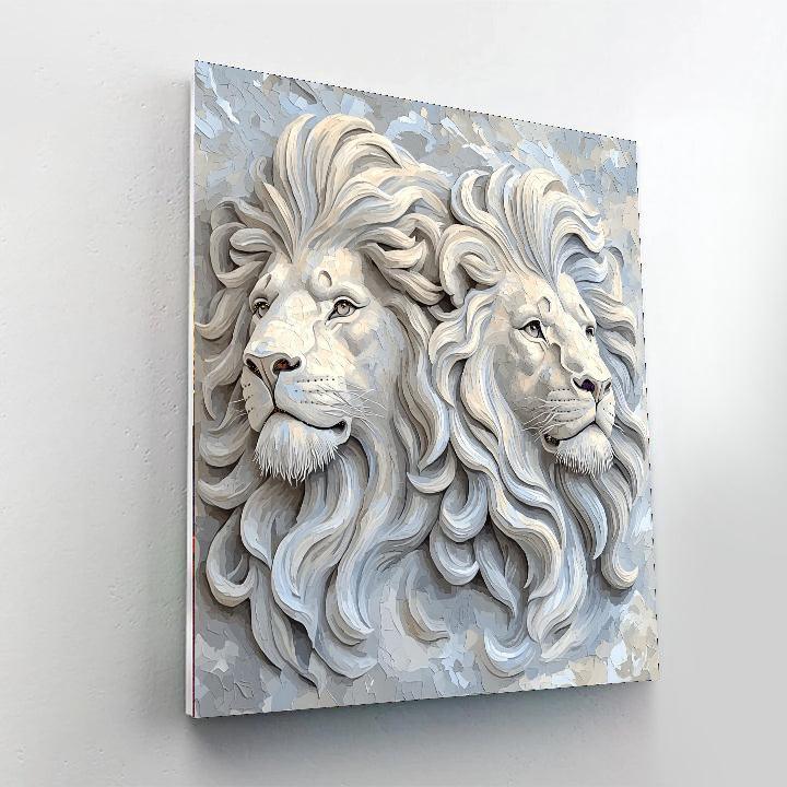 Michelangelo Inspired Lions' Pride  Paint By Numbers