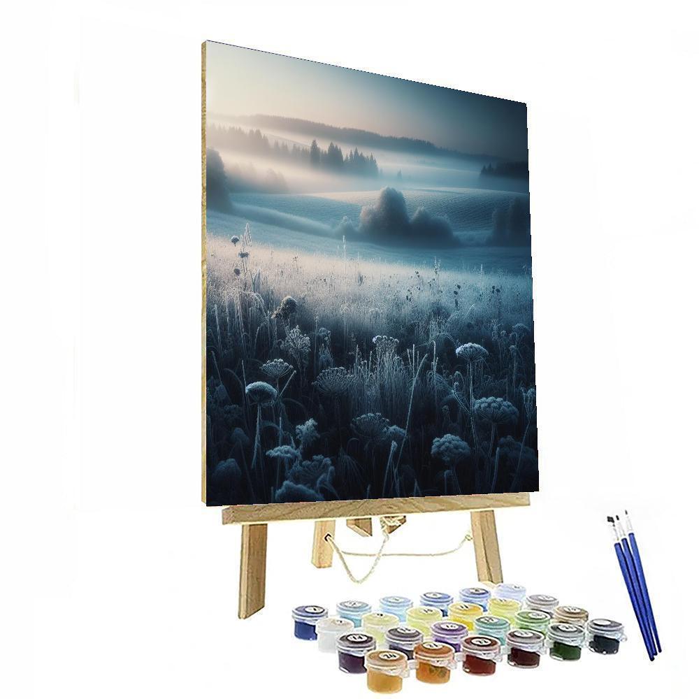 Frosty Morning Serenity DIY Paint By Numbers