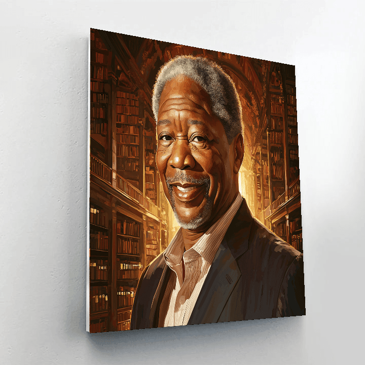 Morgan Freeman: Voice Of Wisdom, Echoes Of Eternity Paint By Numbers Kits