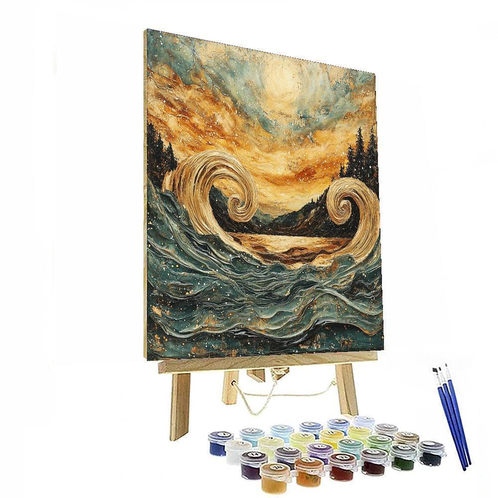 Michelangelo Inspired Ancient Winds  Painting By Numbers Kit