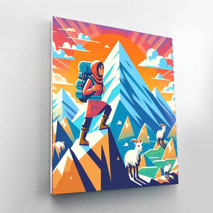 Mystical Mountain Quest Painting Number Kit
