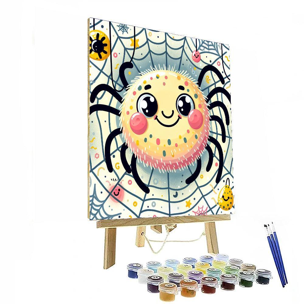 Silly Spider Painting Number Kit