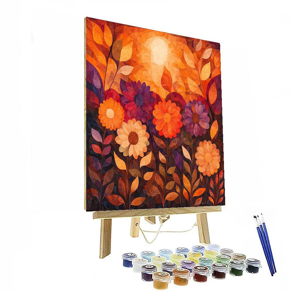 Frida Kahlo Inspired Patterns Of Memory  Numbered Painting Kits