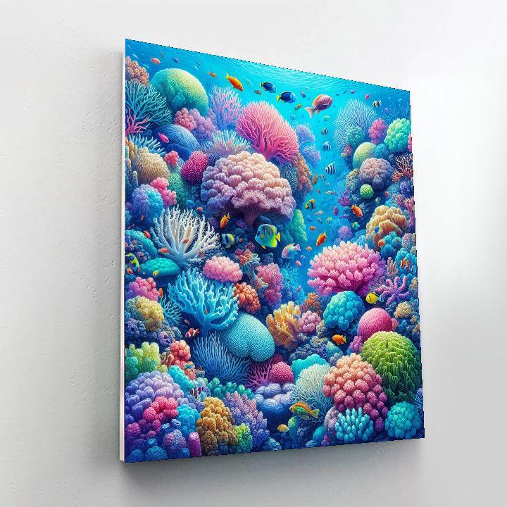 Ariel's Oceanic Wonder Paint By Numbers