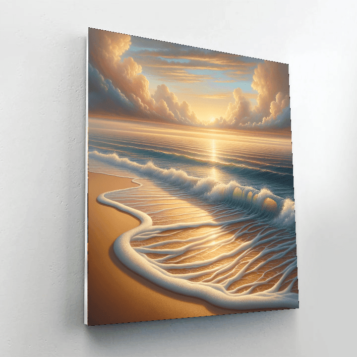 Gentle Waves At Sunrise Paint By Numbers