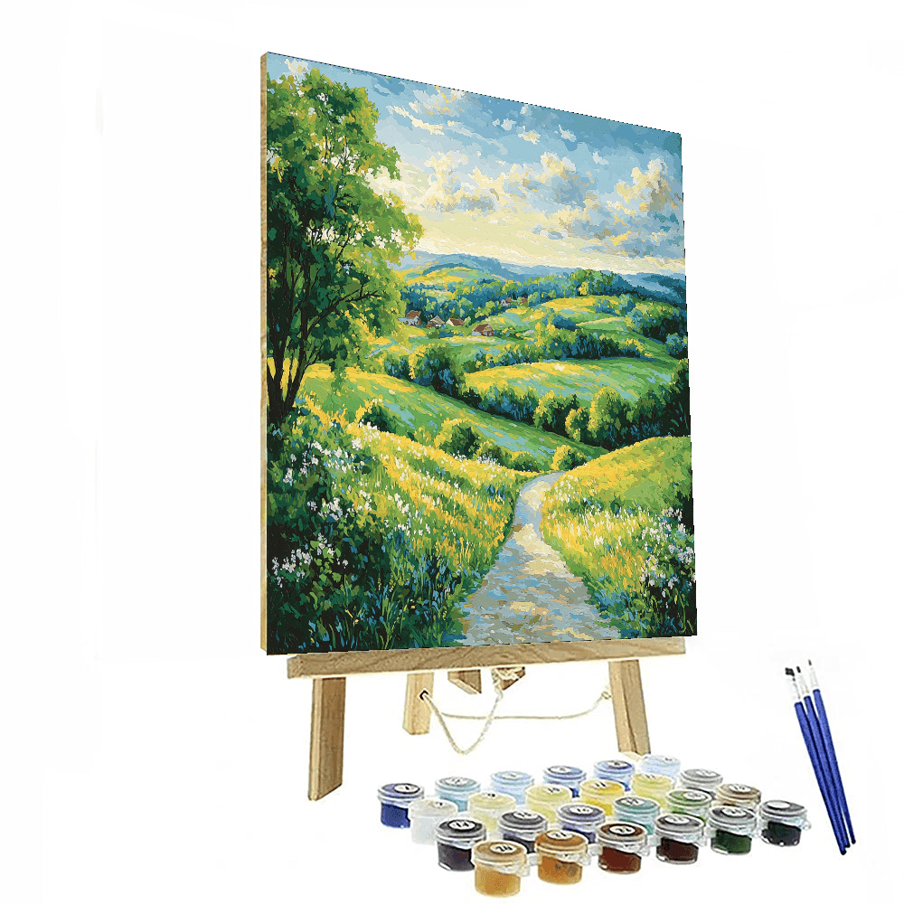 Constable Inspired Pastoral Countryside Retreat - DIY Painting By Numbers Kit