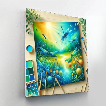Dragonfly's Summer Dance Paint By Numbers Kits