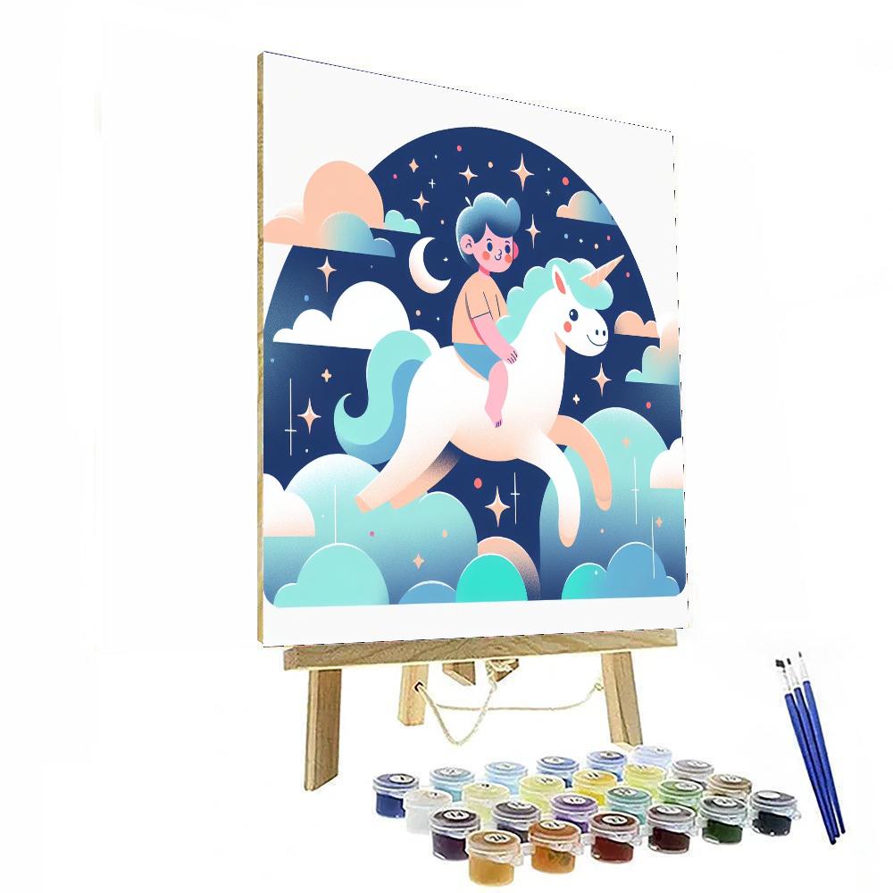 Mystical Moonlit Ride Paint By Color