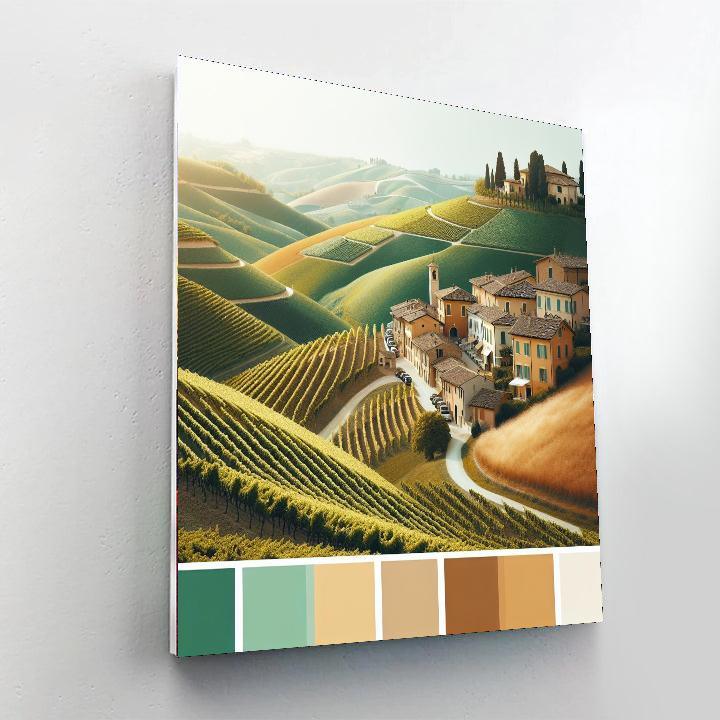 Timeless Italian Landscape Paint By Color