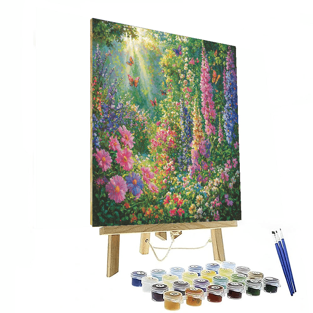 Renoir Inspired Romantic Garden - DIY Painting By Numbers Kit