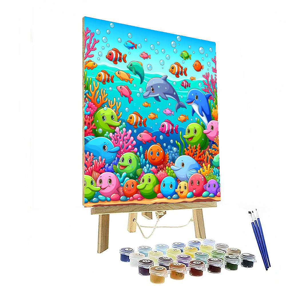Amazing Underwater World Paint By Numbers