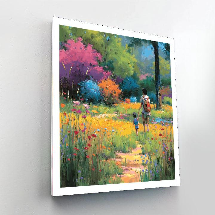 Spring Blossoms With Mom Paint By Numbers Kits