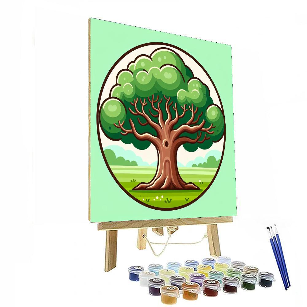 Wise Old Tree Numbered Painting Kits