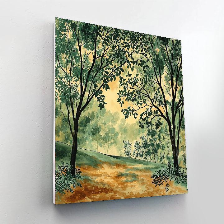 Nandalal Bose Inspired Breeze Of Harmony  Painting Number Kit