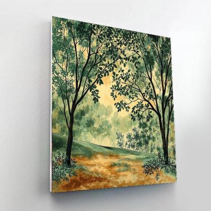 Nandalal Bose Inspired Breeze Of Harmony  Painting Number Kit