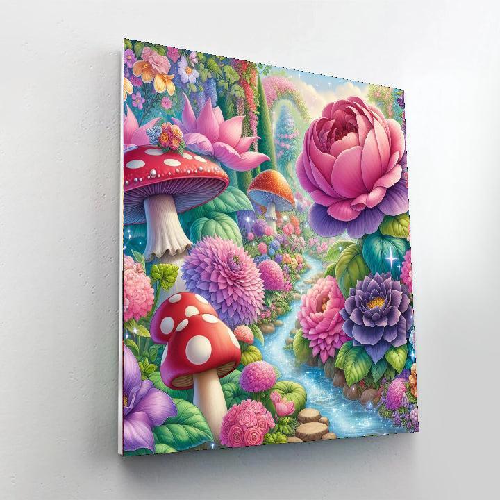 Whimsical Garden Daydream Paint By Numbers Kits