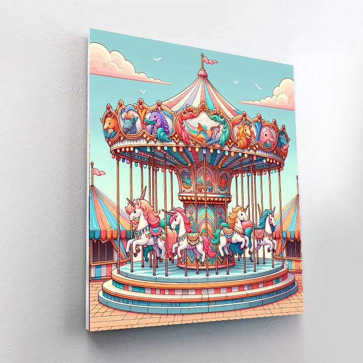 Carousel Of Imagination Number Painting