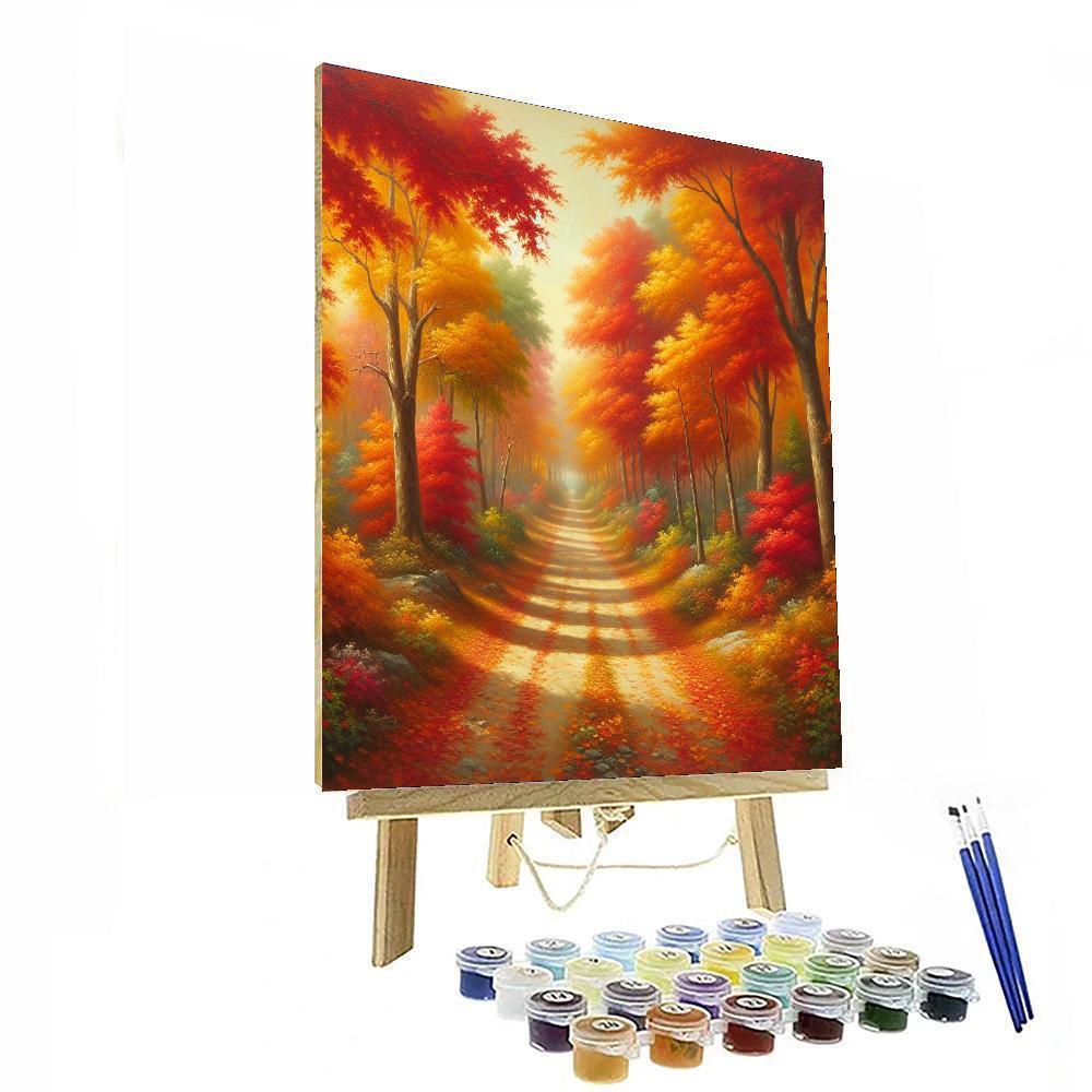 Charming Autumn Afternoon Painting Number Kit