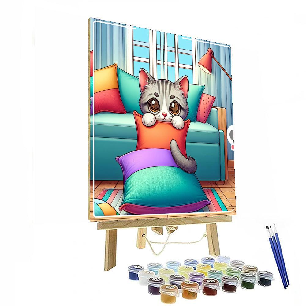 Clever Kitten Paint By Number