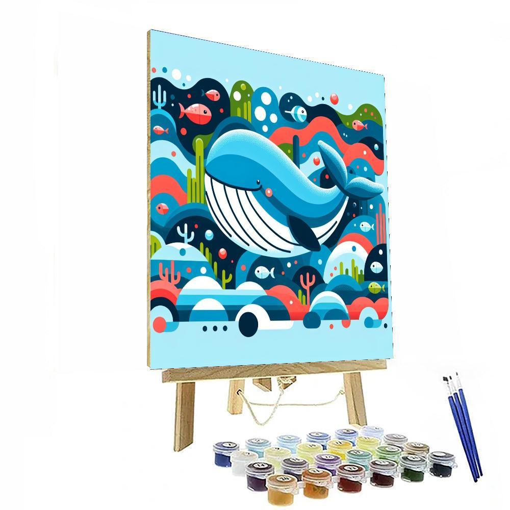 Whimsical Whale Journey Paint By Number