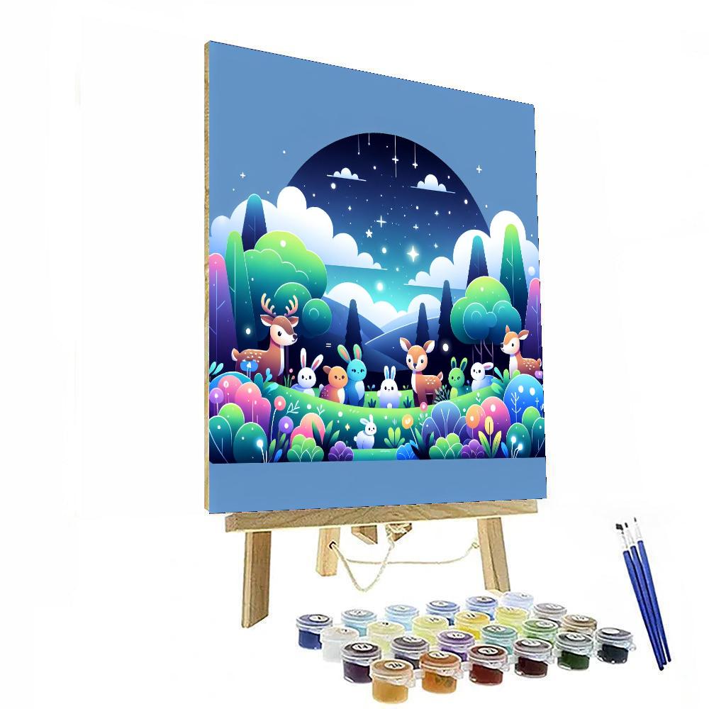 Mystical Meadow Gathering Paint By Numbers